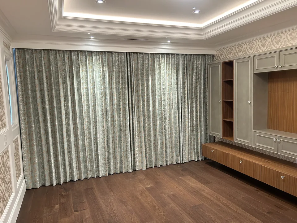 A full wall of pattern and texture