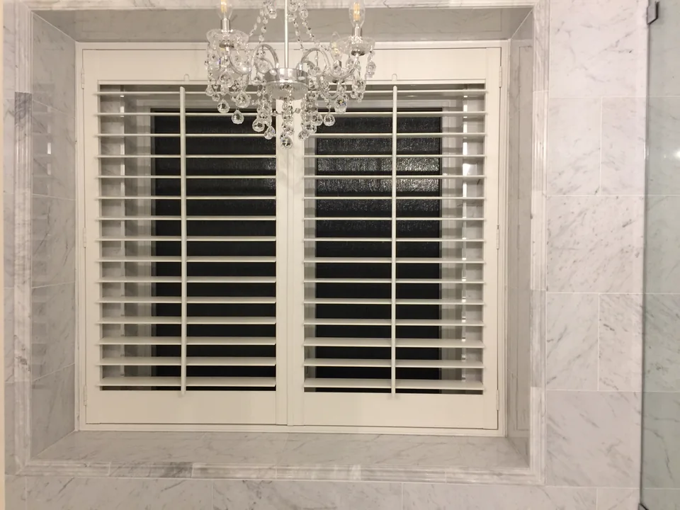 A closer look at the shutter panels
